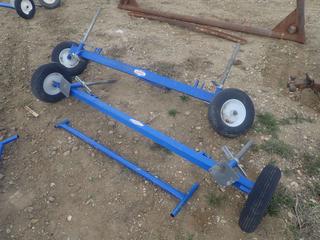 Mathieu Scaffold Wagon C/w Leveling Jacks And 4.80/4.00-8 Tires *Note: Buyer Responsible For Loadout, This Item Is Located At 24 Nipewon Rd, Lac La Biche*