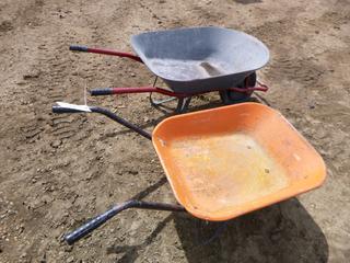 (2) Metal Wheel Barrows *Note: 1 Flat Tire*