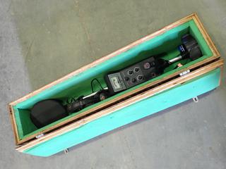 Prospector II Metal Detector w/ Low  Frequency Discriminator, C/w Custom Made Wood Case (N-3-3)