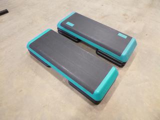 (2) The Step Fitness Step w/ (4) Risers Per Step (SC)