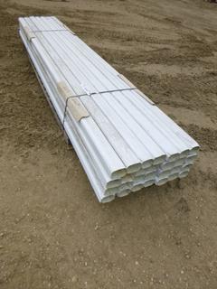 Qty of 4 x7 x 14 Ft. Square Weather Tubing