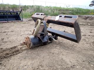Hydraulic Skid Steer Auger Driver *Note: Running Condition Unknown*
