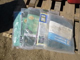 (5) Unused Assorted Tarps, Assorted Sizes