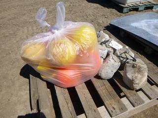 (13) Water Ski Buoys w/ Homemade Concrete Anchors