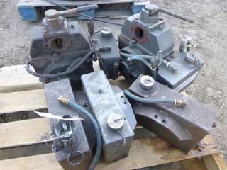 (2) Vacuum Pumps, Model 151-HVO w/ (3) Hydraulic Oil Tanks