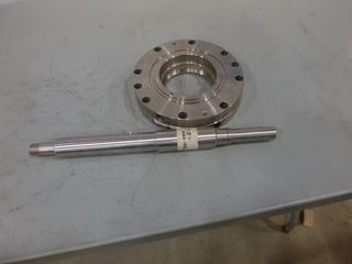 Gland Plate Upper and Lower 316 Stainless Steel, Stainless Steel Shaft (B-1)