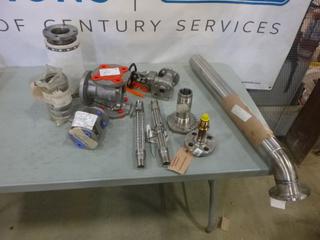 Various Stainless Steel Valves, Flanges, Hoses, Filter and Spring (J-2-1)