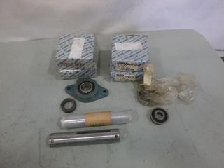 (4) Flange Bearings 1 3/16 In. Bore, (4) Sleeve Bearings 3/4 In. Inside Diameter, (2) Sleeves (B-1)