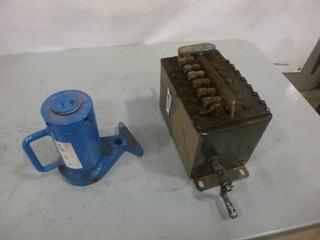 6 Feed Lubricator and 7 1/2 Ton Capacity Hydraulic Cylinder (D-2)