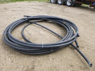 Approx. 300 Ft.  of 2 In. Poly Pipe, 3/8 In. Wall