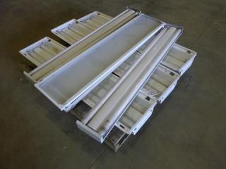 (5) Sets of Used 4 Ft. Fluorescent Light Fixtures (L-4-2)