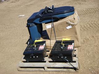 (2) Unused  Surplus Ambulance Seats w/ Swivel Bases