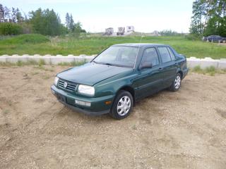 1996 Volkswagen Jetta GLS Sedan c/w 2.0L, A/T, A/C, Aftermarket Stereo, P195/60R14 Tires, Showing 99,021 Kms, VIN 3VWSL81H2TM023023 *Note: No Battery, No Transmission, Anti-Left Lockout, Running Condition Unknown*