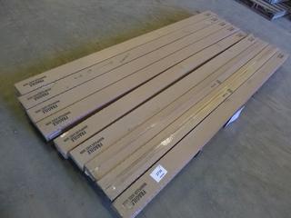 (9) Unused Triad B432IUNVHP-A8 Ft. CFI Fluorescent Strip Fixtures, 120/277V, 4-Lamp, T8 (O-3-3)