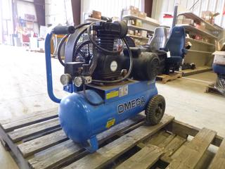 Omega Pro PK-3011 Air Compressor c/w 11 Gallon Tank, 115V, 60Hz, 15A, 150 Max PSI,  3 HP (Peak), 1/5 HP (Running)