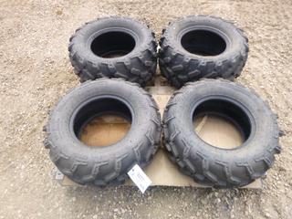 (2) Polaris Quad Tires 26x9.00 R12 NHS 74F, (2) Polaris 26x11 R12 NHS 82F