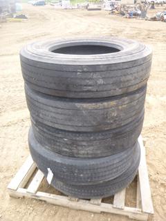 (5) Michelin 10R22.5 XZE Radial Tires