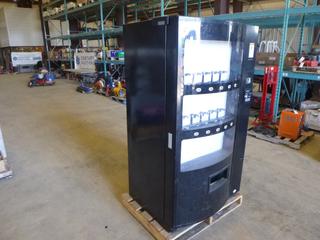 Vendo Sanden 721TDD0063106013T Vending Machine c/w 115 Volts, 8 Amps, 60 Cycle, 1 Phase, *Note: Missing Key, Working Condition Unknown*