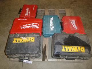 (6) Empty Power Tool Carrying Cases (L-2-3)