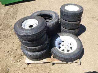 Qty of Misc. Tires, Some w/ Rims, Assortment of Sizes