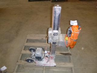 Diamond Products Weka DK22 Cord Drill c/w Stand and Vacuum Pump  (M-3-1)