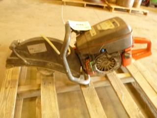 Husqvarna Concrete Cutting Saw *Note: Parts Only, Working Condition Unknown*  (M-2-2)