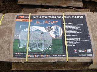 (1) Unused TMG-DCP1010, 10 Ft. x 10 Ft. Outdoor Dog Kennel Playpen