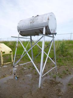 Diesel Tank on Stand, Stand Dimensions Approx. 6 Ft. x 5 Ft. 8 In. x 8 Ft. *Note: Damage to Stand*