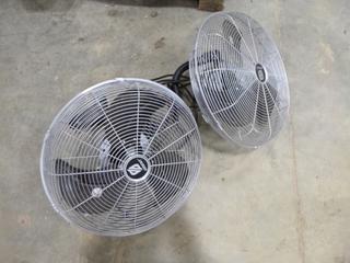 (2) Orient Wall Mounting Fans (S-3-1)