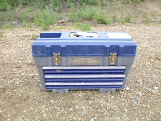 Mastercraft 3 Drawer Flip Lid Tool Box, 22 In. x 10 In. x 13 1/2 In.