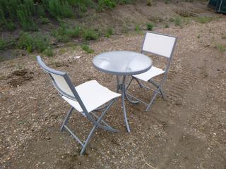 Patio Table and (2) Chairs