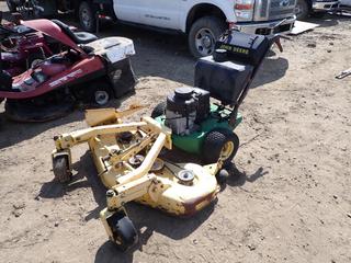 John Deere Walk Behind Mower w/ Briggs and Stratton 10.5 HP Engine, SN GX1320X0D11771 *Note: Requires Repair* **Located Offsite at 21220-107 Avenue NW, Edmonton, For More Information Contact Richard at 780-222-8309**