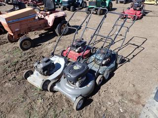 (4) Walk Behind Gas Mower *Note: Requires Repair* **Located Offsite at 21220-107 Avenue NW, Edmonton, For More Information Contact Richard at 780-222-8309**