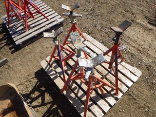 (5) Ridgid VJ-99 and RJ99 Pipe Stands