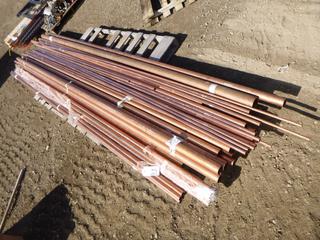 Qty of Assorted Length and Sizes of Copper Tubing