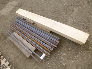 Qty of 6 Ft. Posts w/ (4) 2X8 Boards