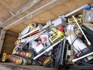 Crate Containing (2) Honeywell B&W Rig Rat III Remote Gas Battery Detectors Systems c/w Gas Sensors, Control Units, Transmitter, Solar Panels, Alarms and Stands