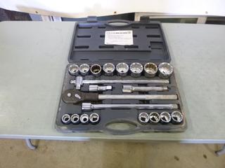 Performance Tool 21 Pc. 3/4 In. Drive SAE Socket Set (Y-2-2)