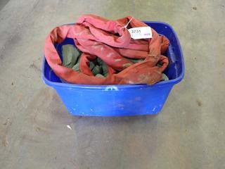 Qty of Assorted Sizes and Capacity Lifting Slings (X-2-1)