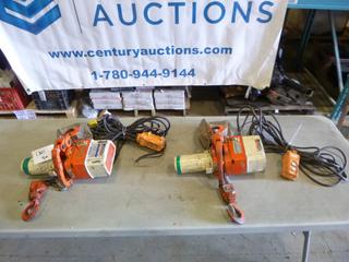 (2) Kito 480 KG Electric Hoists (W-3-1)