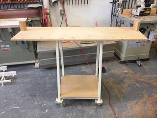 Custom Built Portable Miter Saw Stand.