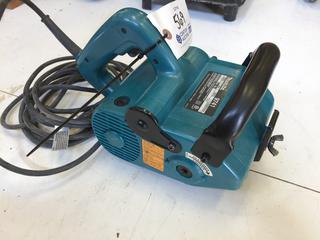 Makita Model # 9741 120V 60Hz 7.8A 3,500 RPM Wheel Brush Sander, S/N 176054.