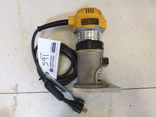 DeWalt Model # DWP611 120V 50/60Hz 7A Compact Router.