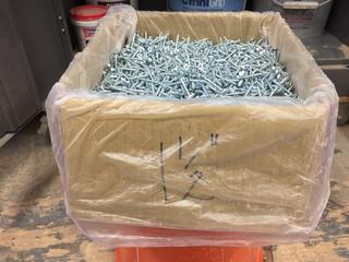 Quantity of #8 x 1 1/2 In. Square Drive Coarse Wood Screws.