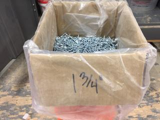 Quantity of #8 x 1 3/4 In. Square Drive Wood Screws.