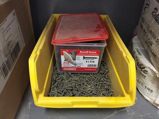 Quantity of Assorted Drywall Screws.