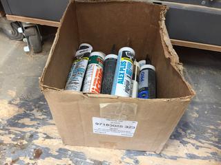 Quantity of Assorted Caulking.