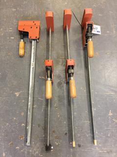 (4) Jorgensen Cabinet Master 24 In. Box Clamps.