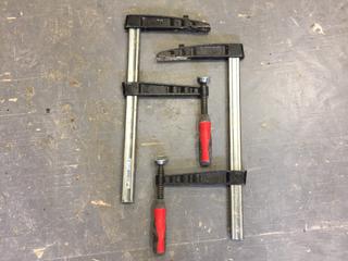 (2) Bessey 16 In. x 7 In. Clamps.