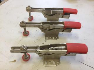 (3) Bessey Toggle Clamps.